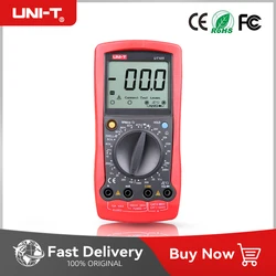 UNI-T UT105+ UT107+ Digital Automotive Multimeter Car AC DC Current Tester Voltmeter Capacimeter Frequency Meter Temperature