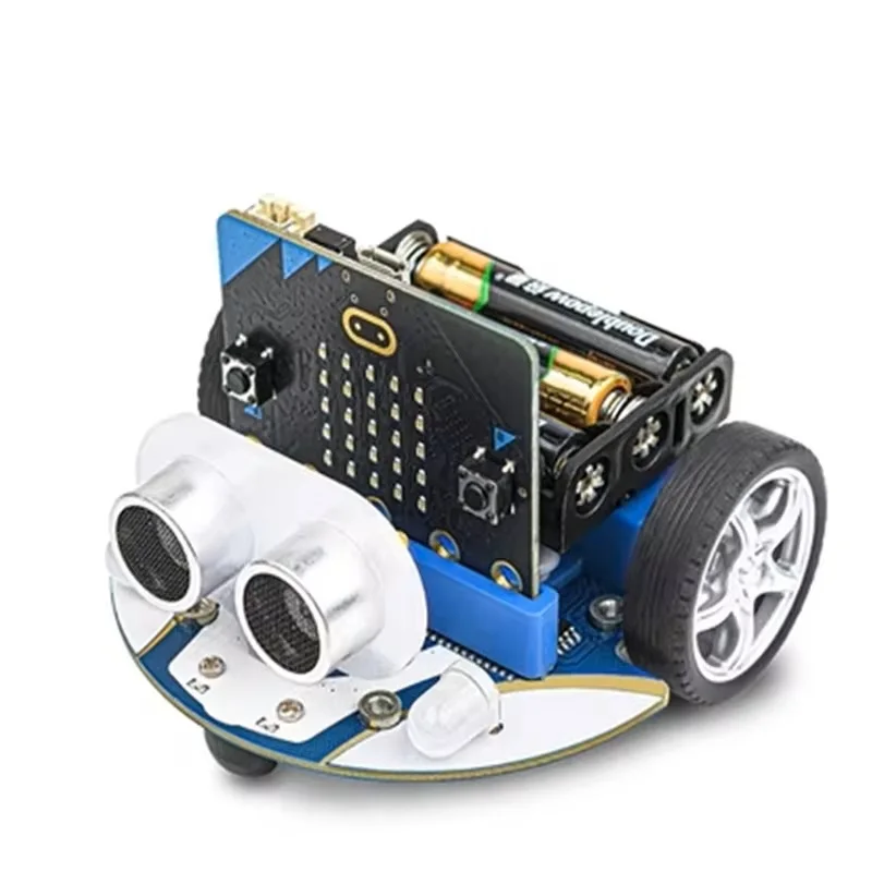 

Micro: Bit Car Kit Программирование MicroBit Расширение материнской платы автомобиля Python Интеллектуальный автомобиль Высококачественные игрушки, подходящие для детей