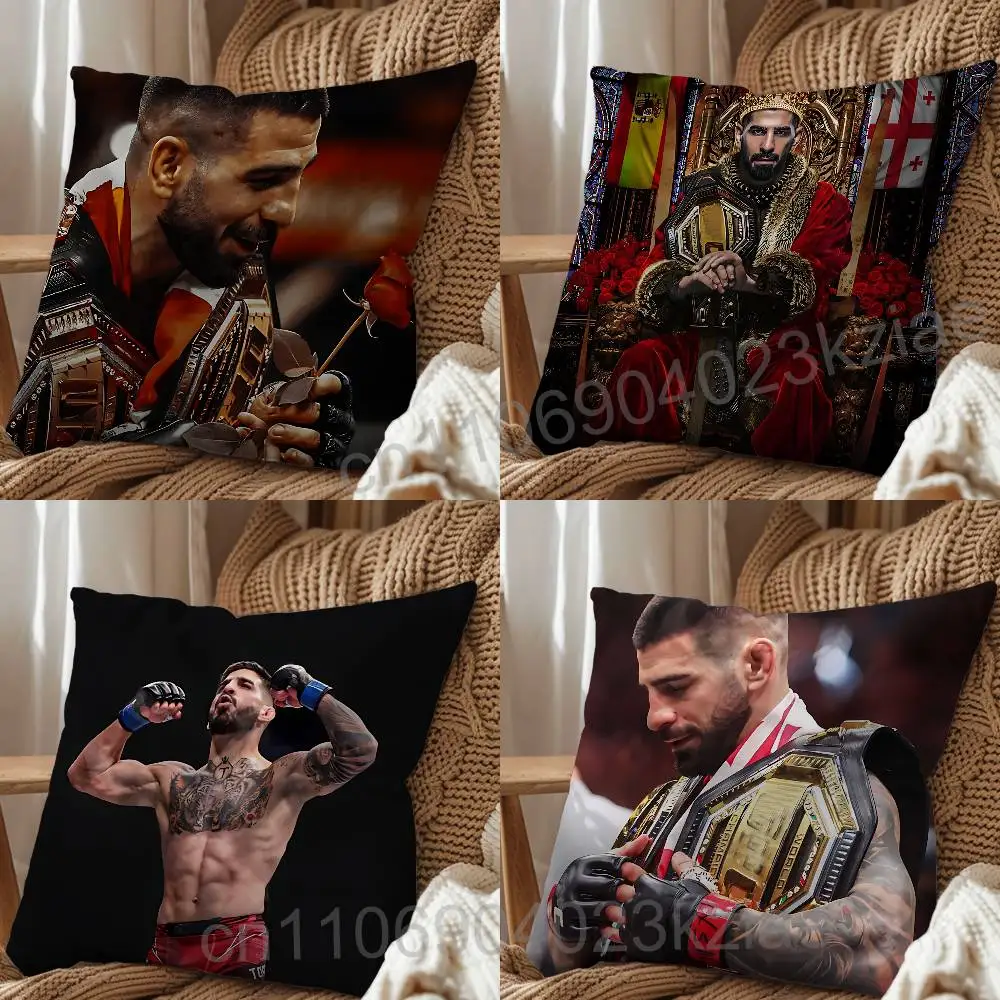 

Looking forward Ilia Topuria Cushion Cover Suitable For Sofa Car Bedroom Office Cushions Decorative Pillow Case