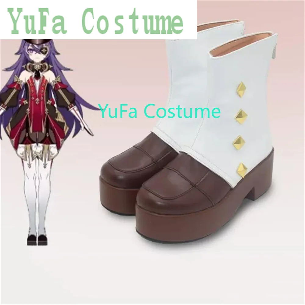 Chevreuse Genshin Impact Cosplay Shoes Boots Game Anime Halloween Christmas YuFa Costume