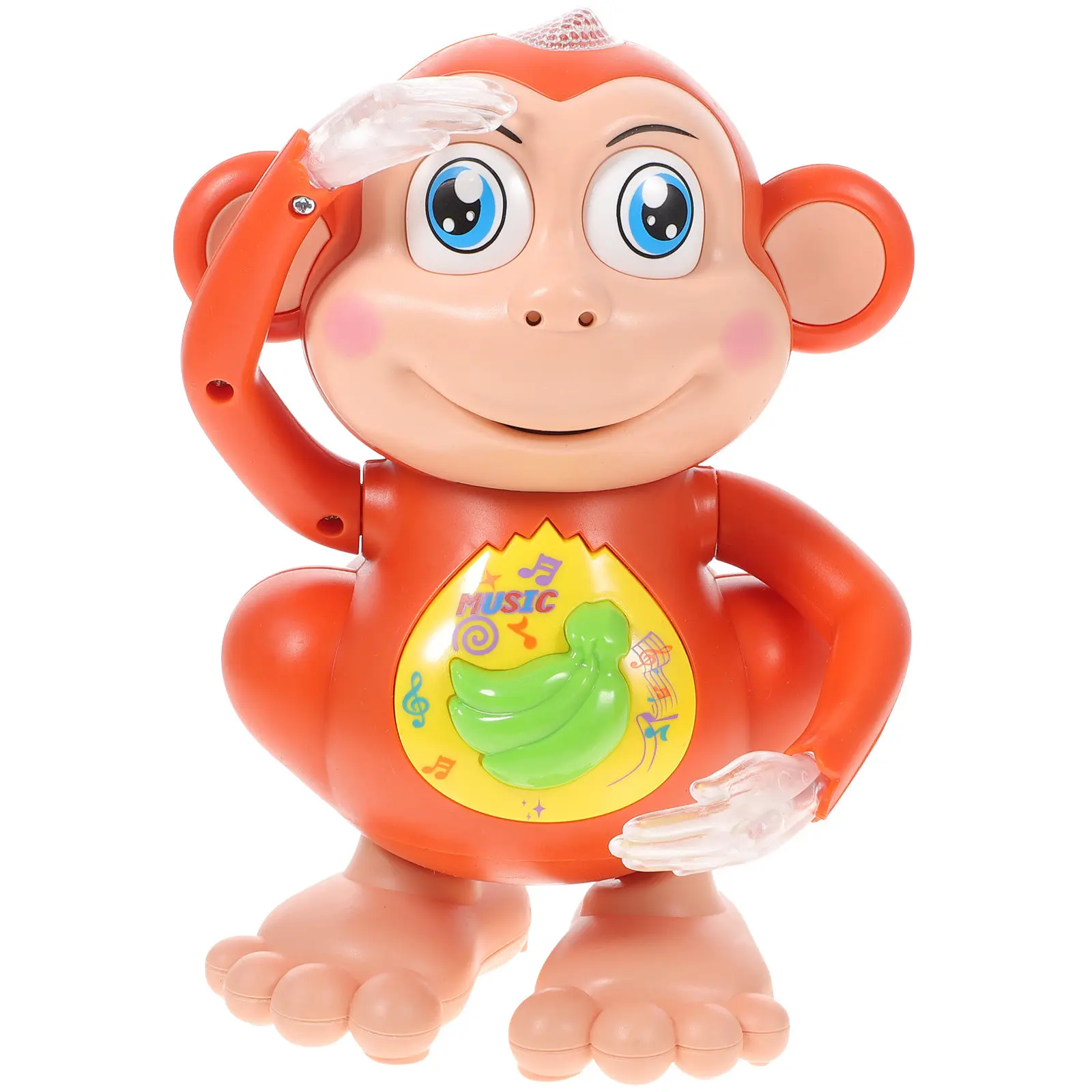 

1Pcs Kids Musical Light Figure Electric Swinging Monkey Interactive Plaything for Intelligence Development Hands-on Learning