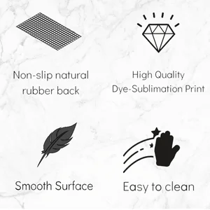 10 Main Sales Mouse Pad White - №10