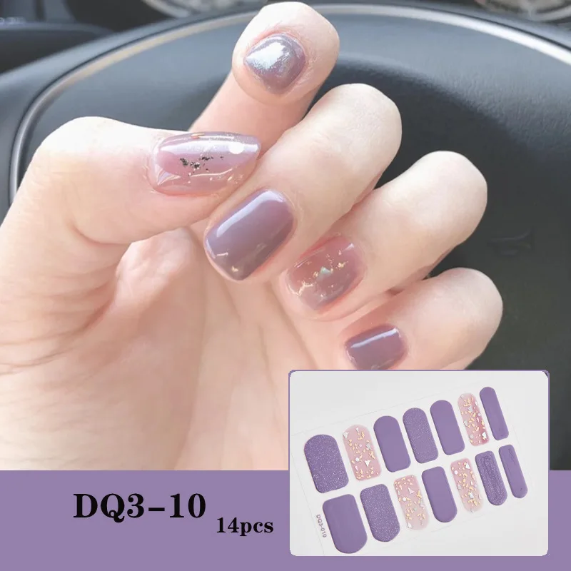16 pezzi di adesivi per nail art con copertura completa Red Love Adesivi per unghie rosso vino Autoadesivi a lunga durata Creazione di nail art fai da te