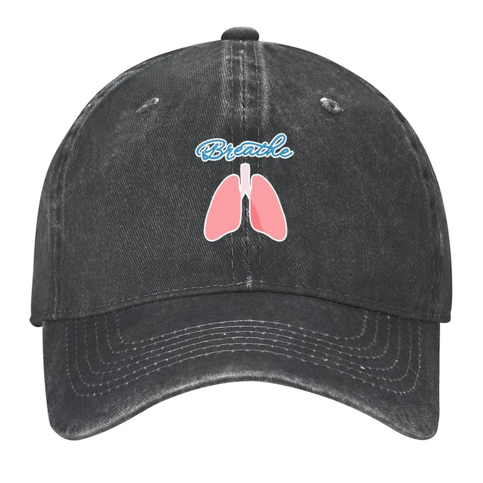 

Just Breathe Baseball Cap Rave Hat Baseball Cap Golf Cap birthday Women's Beach Outlet Men's