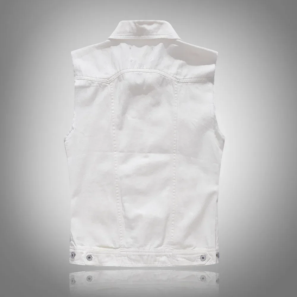Pop Summer New Fashion Men's A - Men'S Fashion Vest With Jeans บทวิจารณ์และราคา