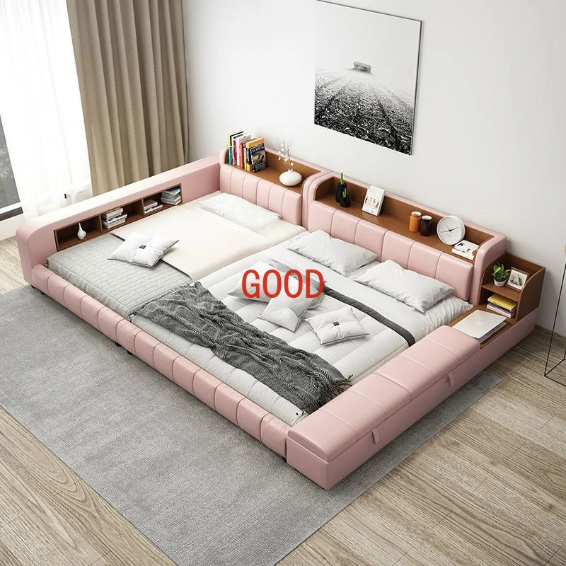 Parent child bed, second  family,  leather , master