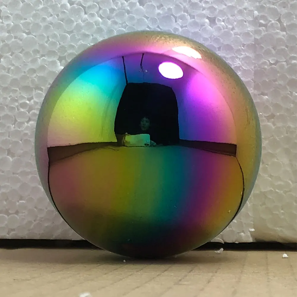 

2Pcs Shiny Reflective Globe Stainless Steel Ball Outdoor Garden Decoration Mirror Surface Spheres Gazing Balls Patio Ornaments