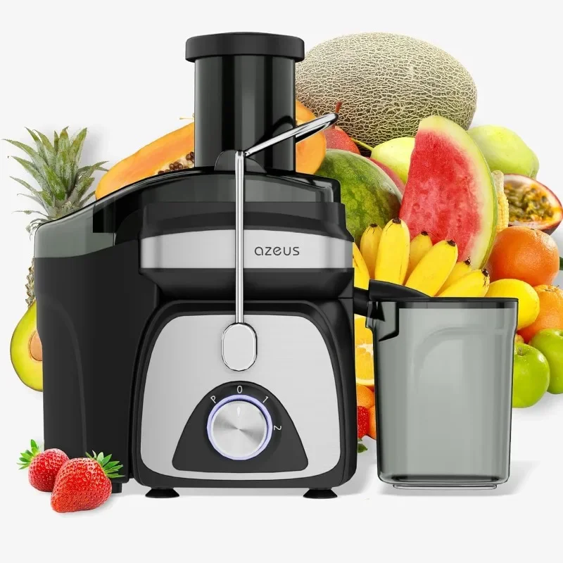 

AZEUS Centrifugal Juicer Machines, Juice Extractor with Germany-Made 163 Chopping Blades (Titanium Reinforced)