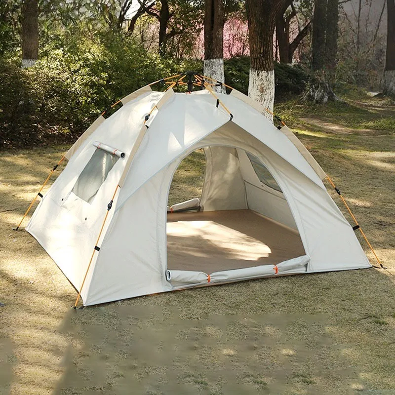 

Складная портативная походная палатка, утолщенная водонепроницаемая палатка для кемпинга, ветрозащитная уличная легкая палатка, туристическое снаряжение для кемпинга