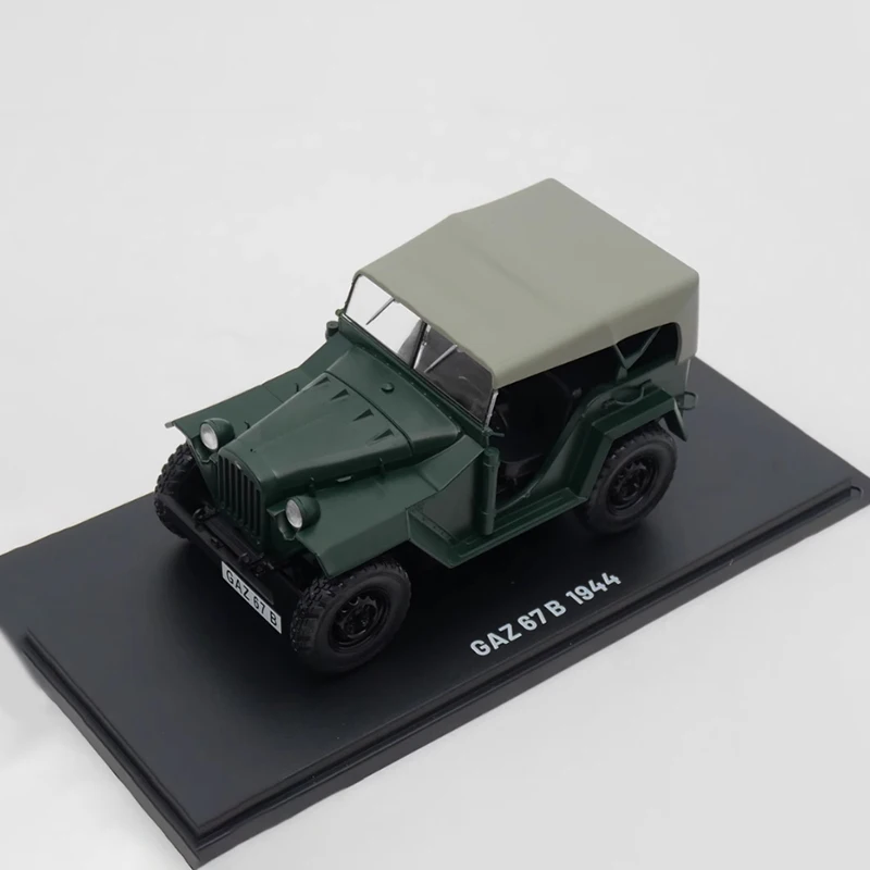 Diecast schaal 1:24 Gaz 67B 1944 terreinwagen legering retro nostalgie automodel eindproduct simulatie speelgoed statisch model