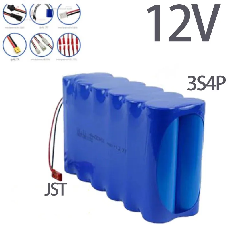 

11,1 volt18650 3S4P12800mAh литий-ионный аккумулятор подходит для светодиодных фонарей аварийного освещения колонок фонарей рыбалки и т. д. батарея