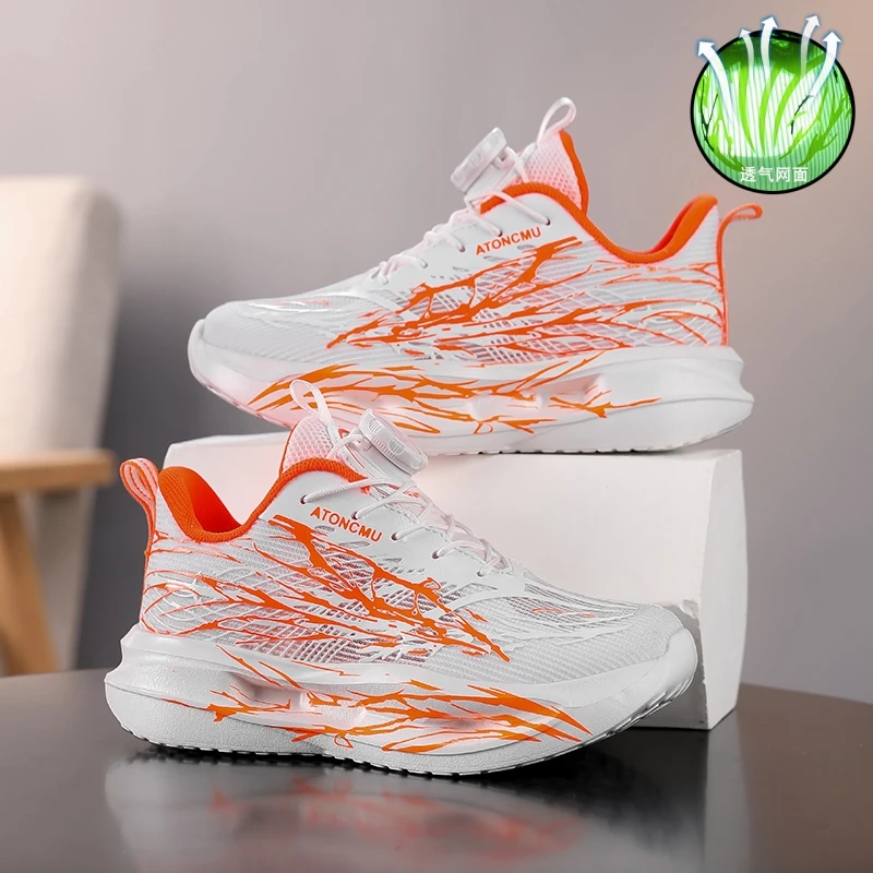 

Wide Toe Children Daily Shoes Sweat Absorbing Lining Comfort Long Time Wearing Sneakers