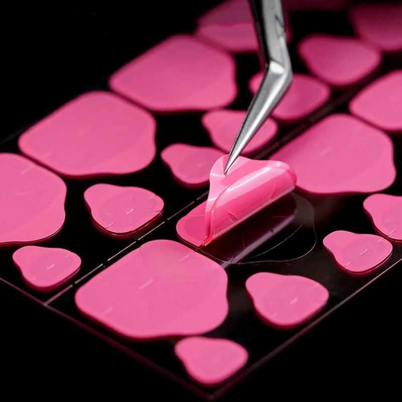 5 uds cinta adhesiva para decoración de uñas postizas pegamento de gelatina de Color DIY Gel para manicura pestañas impermeables pegamento para uñas herramientas para uñas