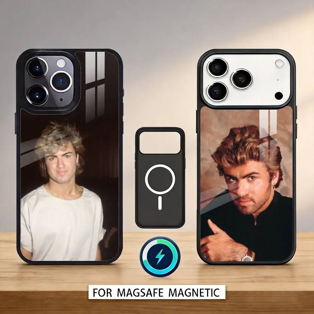 

Singer G-George Michael Phone Case For iPhone 17,16,15,14,13,12,Pro,Max For Magsafe Magnetic Wireless Charging