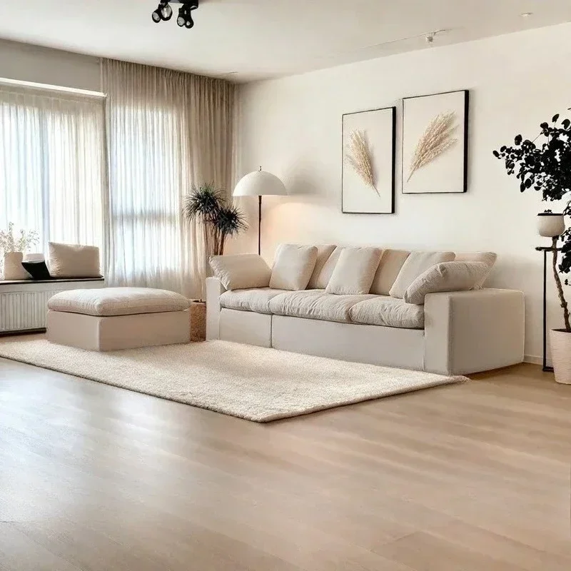 

Minimalist Recliner Sofas Designer Nordic Modern Chaise Compressed Sofas Daybed Luxury Canape Salon Couch Furniture