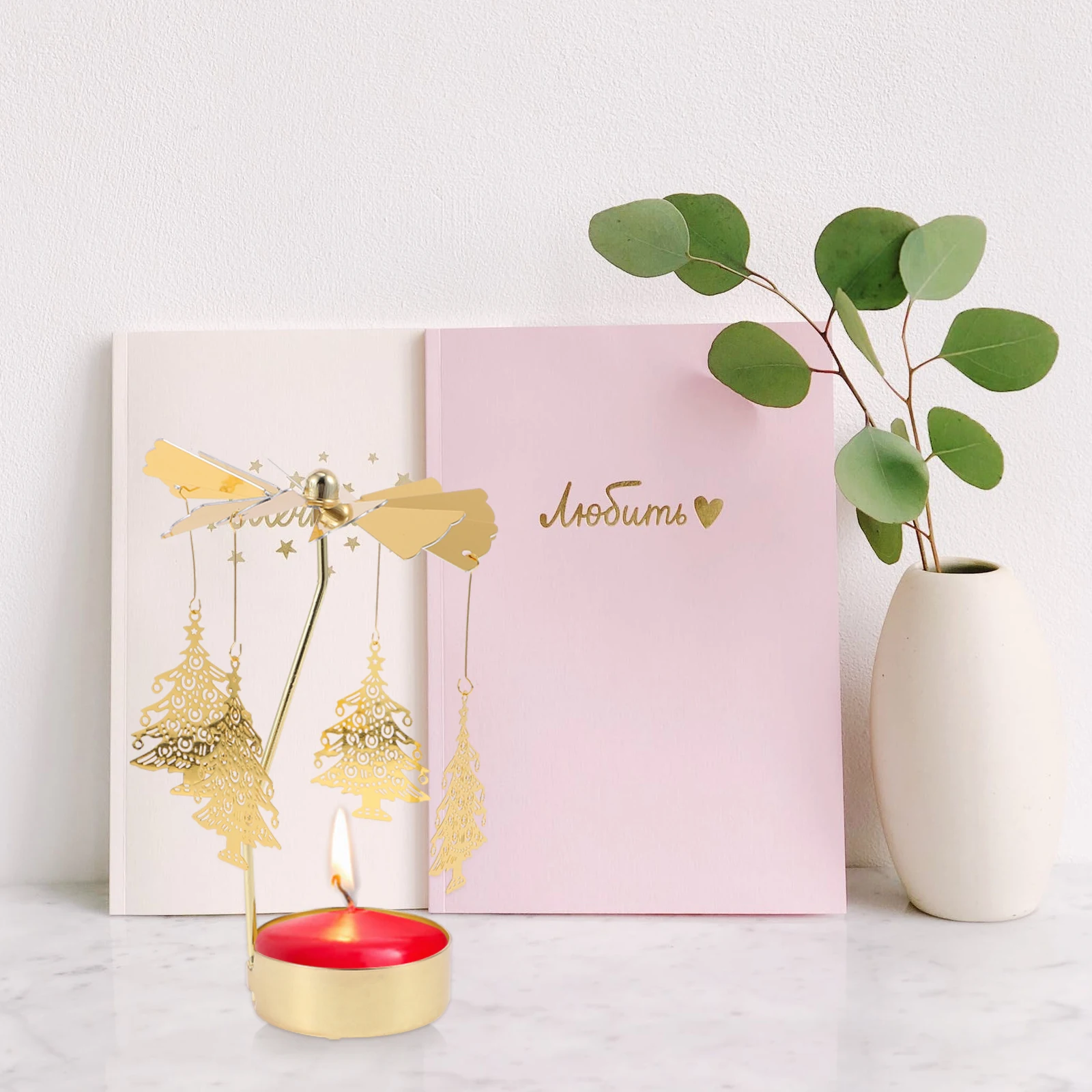 

1Pcs Decorative Candleholder Simple Display Rack for Indoor Outdoor Use Modern Minimalist Iron Stand Festive Atmosphere