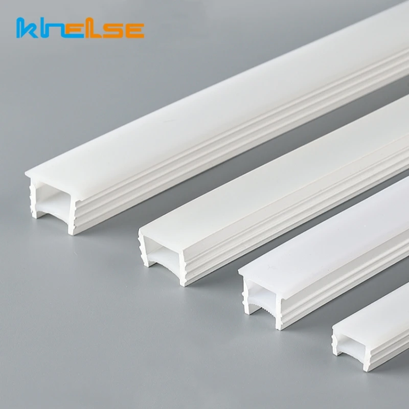 1M-10M Flexible LED Neon Rope Tube Embedded Split Silicone Diffuser Channel DIY Soft Silica Gel Ribbon Tape Linear Strip Light