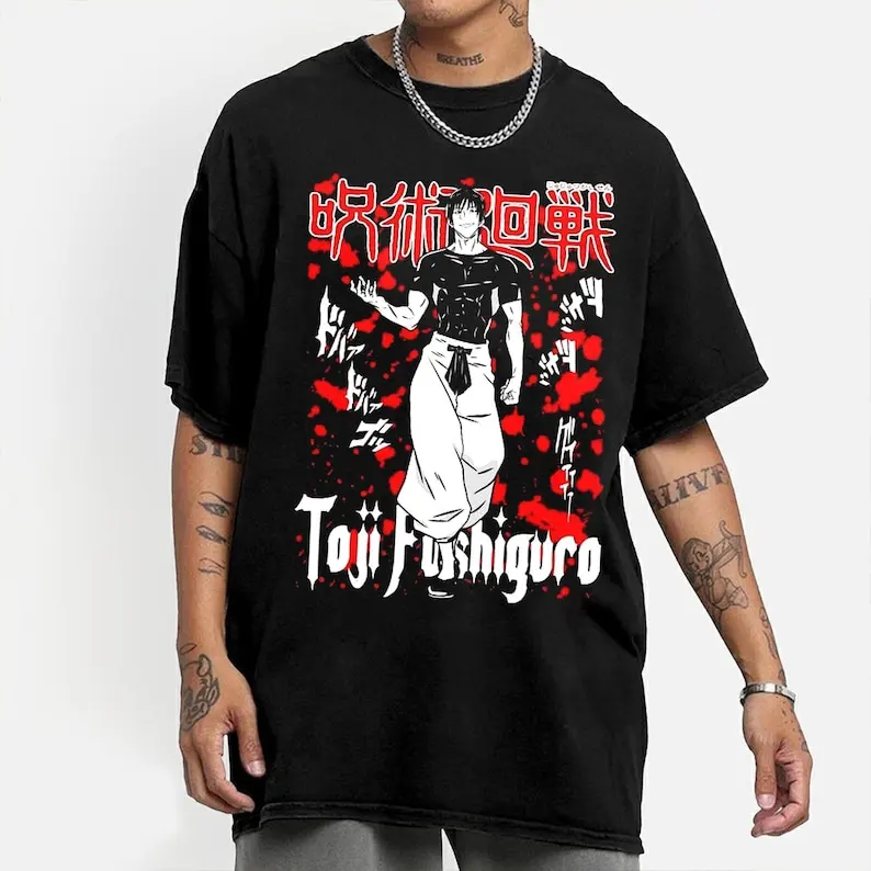 Toji Fushiguro Anime Shirt Gift,Megumi Fushiguro Tshirt