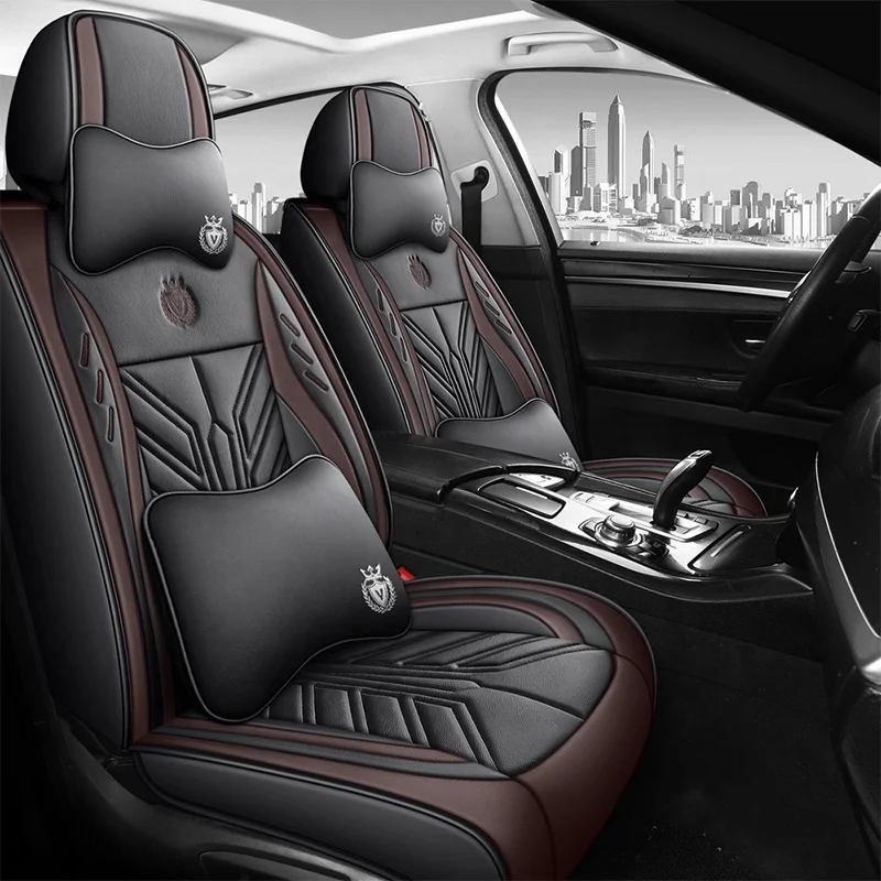 Full Car Seat Cover for Dodge Avenger Caliber Challenger Charger Dart Durango of 2022 2021 2020 2019 2018 2017 2016 2015