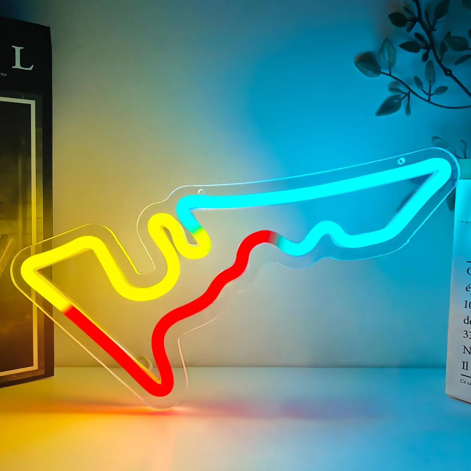 

Race Track Neon Sign Art Wall Light USB LED Neon Light for Garage Bar Gaming Room Bedroom Decoration neon personnalisé Gift