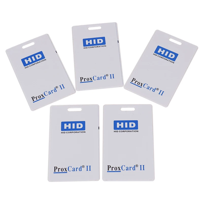 5pcs 125khz HID Clamshell 1326 Access Control Card 26Bit 1326LSSMV Key Fobs