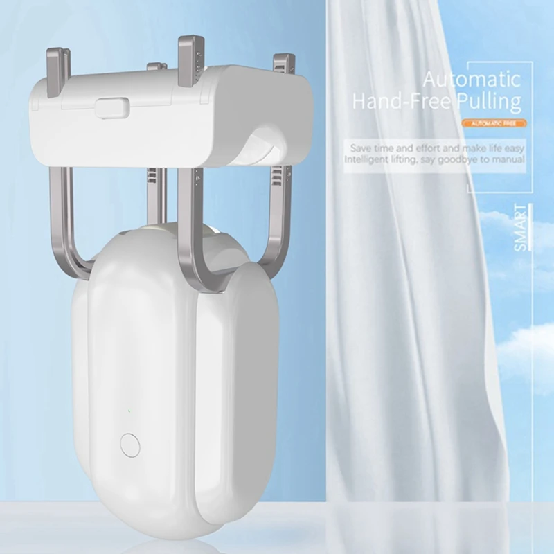 Abridor de cortina automático robô inteligente cortinas haste dispositivo doméstico com controle remoto, interruptor temporizador manual durável fácil de usar