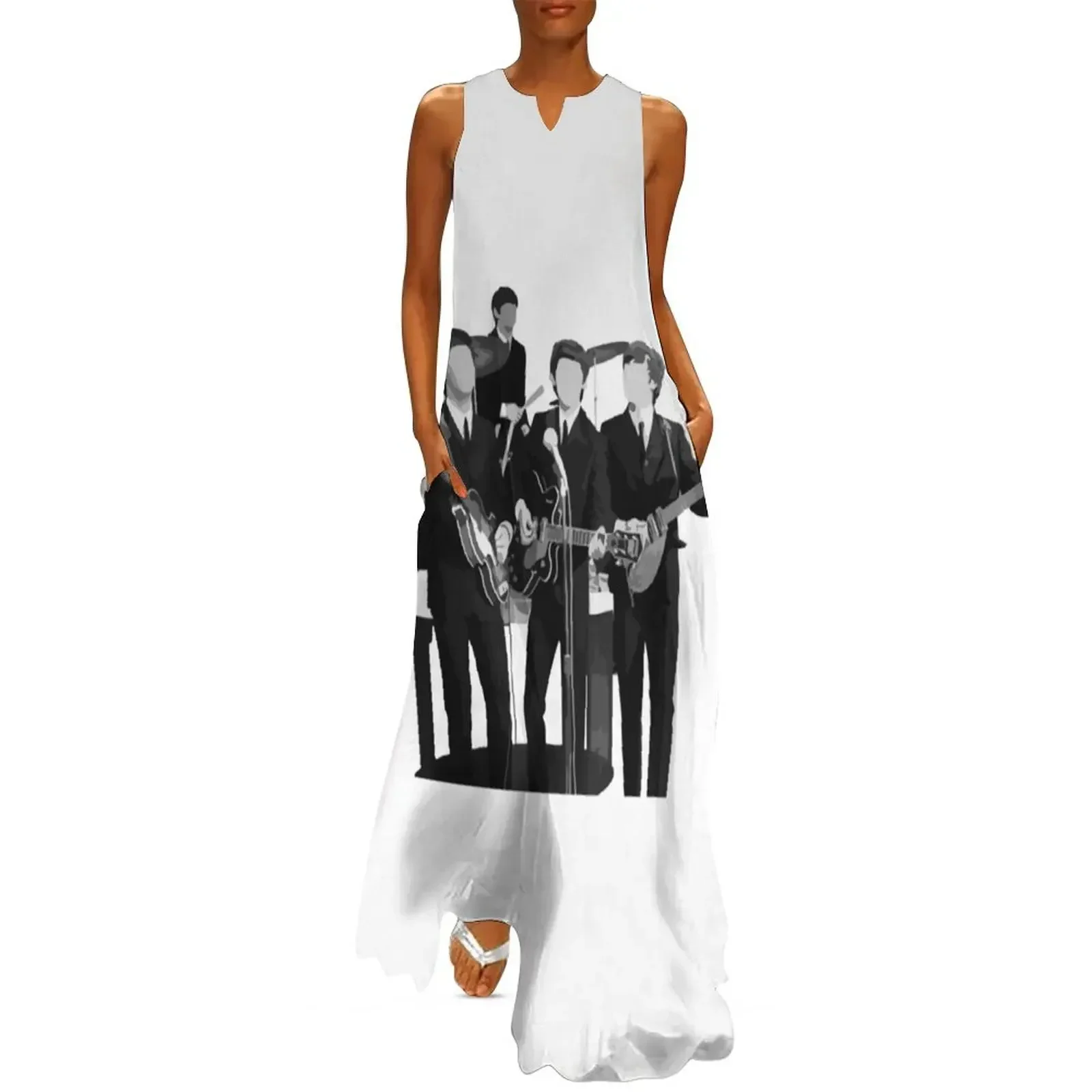 

1964's Fab Four Long Dress Woman fashion summer dress daily wedding dresses for woman summer women's suit Dress