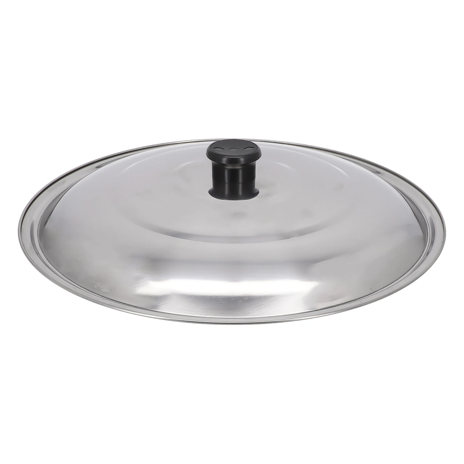 Wok Pan Pot Lids Stainless Steel Lid Replacement Round 32/34/36/38/40cm Cookware Parts Kitchen Cooking Acceessories