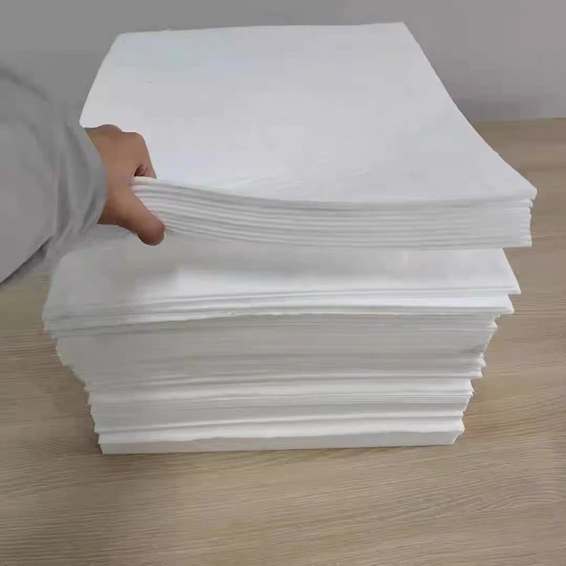 100% بولي بروبيلين أبيض ثقيل الوزن، وسادة ماصة فقط، وسادة استجابة لانسكاب الزيت