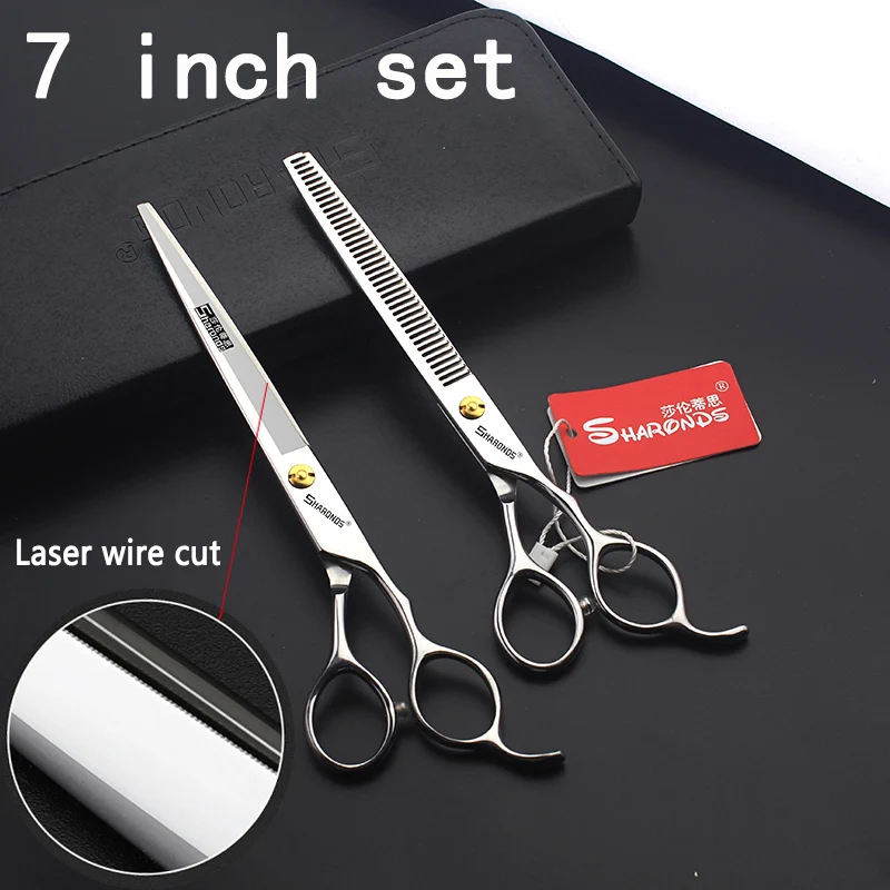 Sharonds 440c 6/7/7,5 Zoll Haarschneideschere Professionelle Friseurschere Effilierschere Haarschere