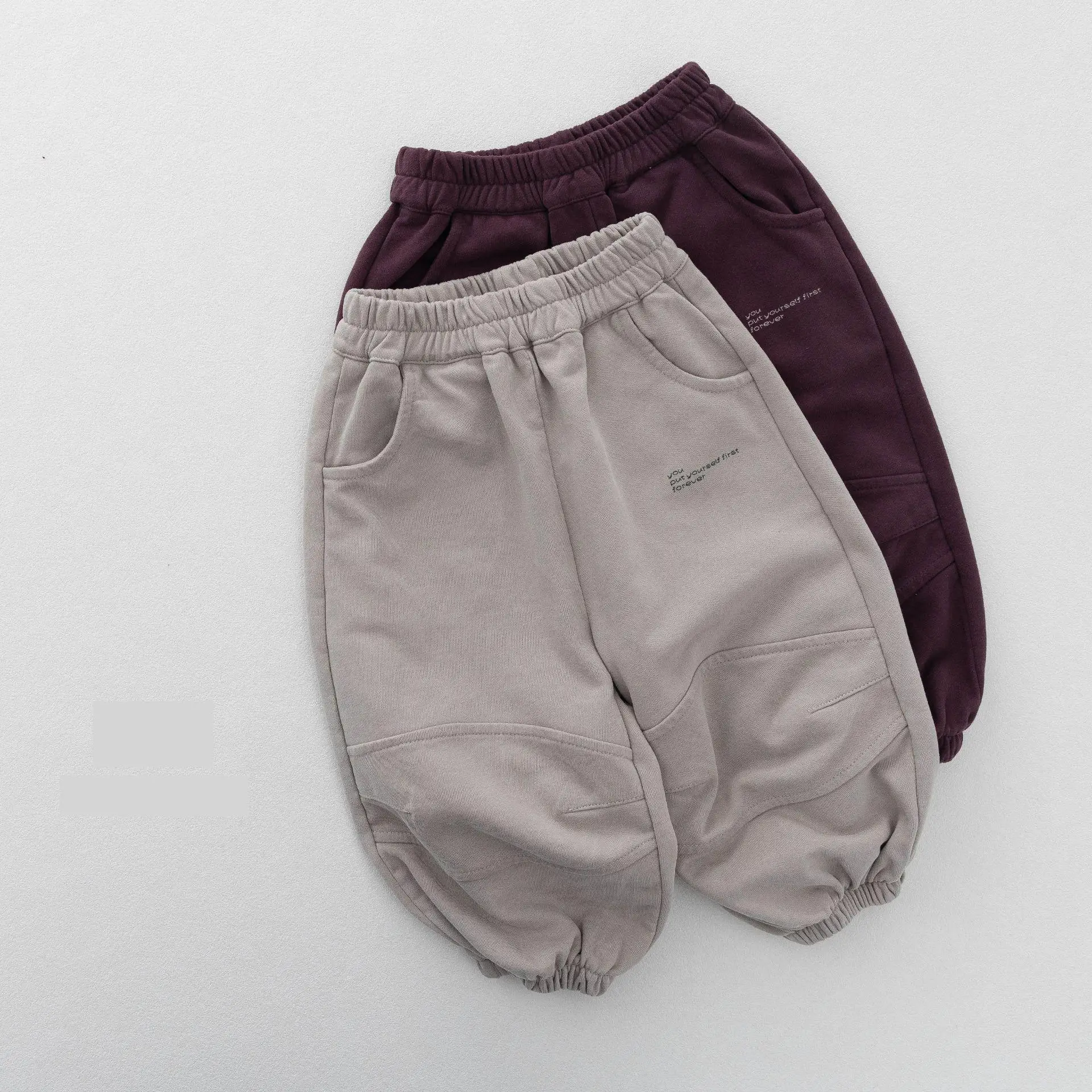 Autumn New Children Letter Print Sweatpants Boys Girls Casual Pants Kids Loose Trousers Fashion Baby Clothes