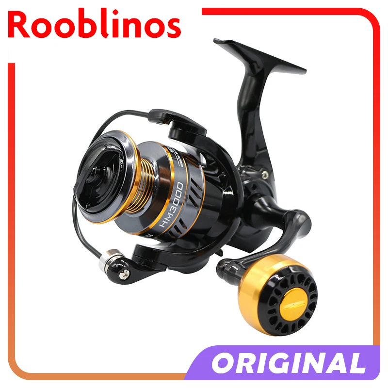 HM NEW Fishing Reel Spinning Reel Metal Reel Cup 10KG Max Drag Power Spinning Wheel High Speed Adapt to Any Water Body