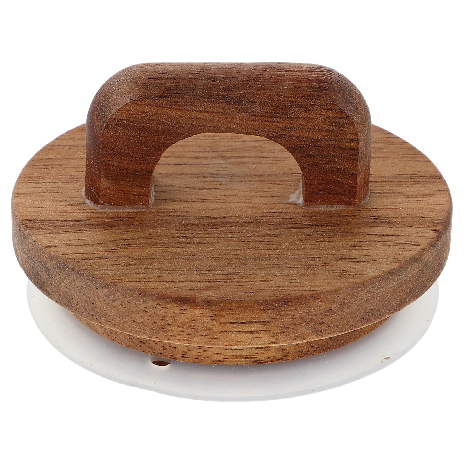 

1pcs 3X3Inch Wooden Lids With Silicone Seal Wide Mouth Glass Covers Leakproof Reusable Canning Handle Sturdy Sustainable Round