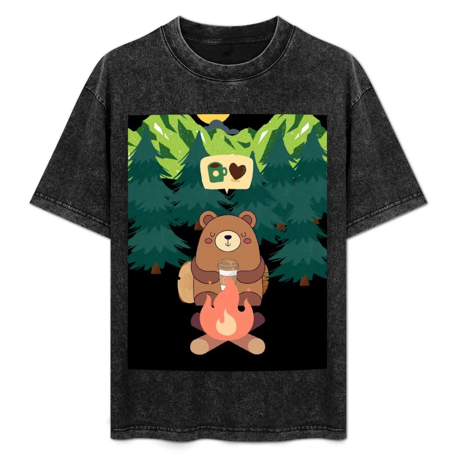 

Coffee T-Shirt Quick Dry Fishing T-Shirt