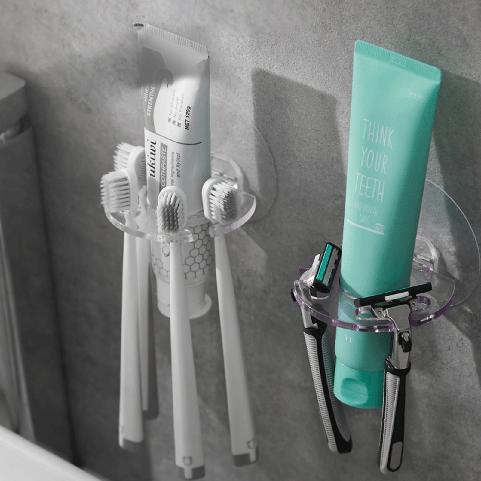 Home Toothbrush Holder Rack Durable Material Reusable Carrying Holder Suitable for Bathroom Decoration