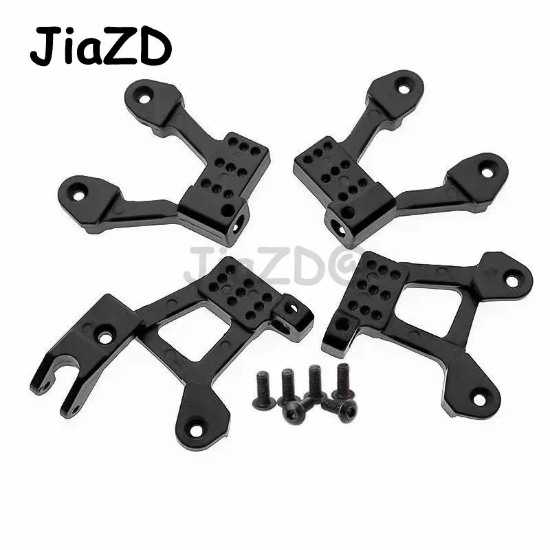 

4pcs/set Aluminum Rear & Front Shock Mount Set Suspension Connection For Axial SCX10 90046 1/10 RC Car W09