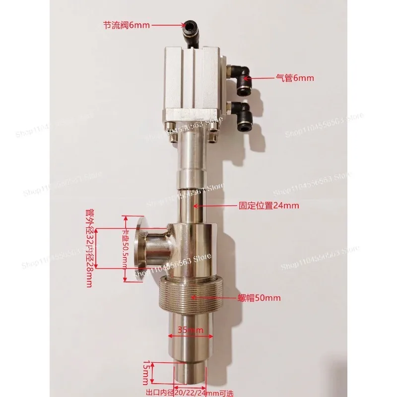 ملحقات ماكينة التعبئة 304 316 رأس التعبئة مع رأس تعبئة شفط مضاد للتنقيط