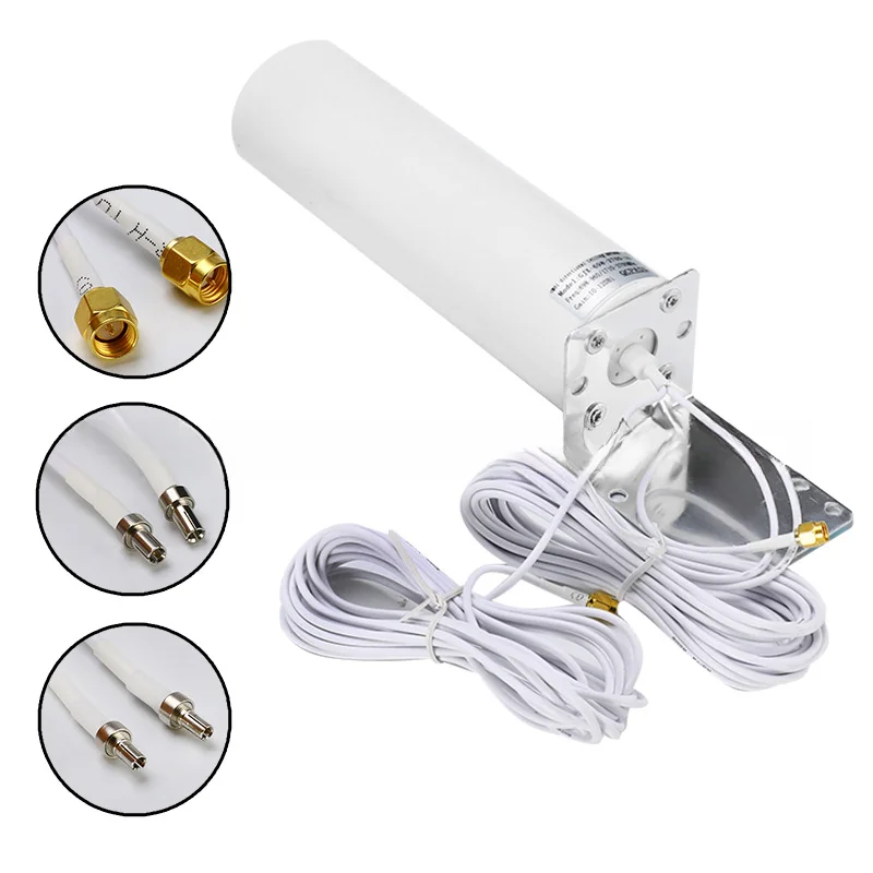 High Gain 4G LTE Outdoor Mobile Phone Signal Amplification Gun Barrel Antenna 4GLTE Router Demodulator Gateway