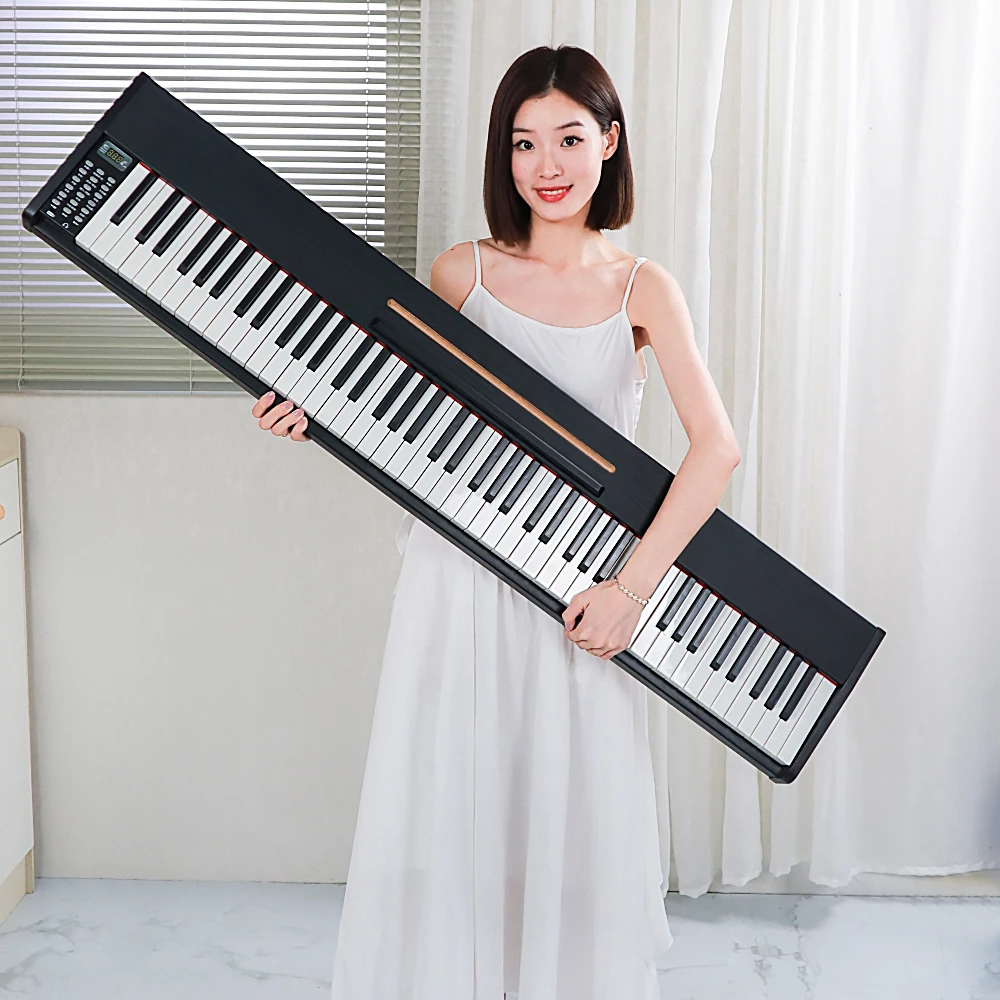 

Musical Instrument Wooden Music Piano USB MIDI Digital Piano 88 Key Touch Sensitive Weighted Key Electrical Piano Keyboard