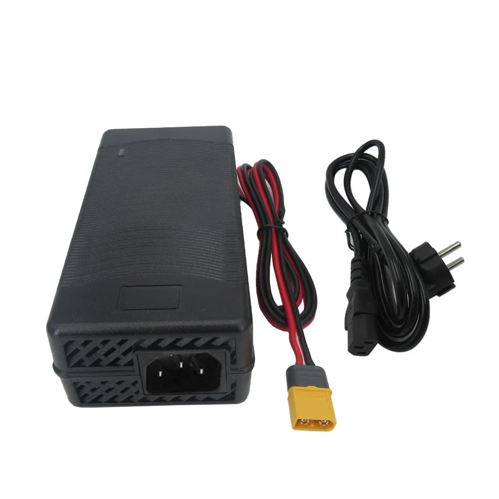 29.2 فولت 10A 58.4 فولت 5A Lifepo4 شاحن بطارية 24 فولت 8S 48 فولت 16S الحديد فوسفات تخزين الطاقة RV LFP شاحن سريع XT60 موصل