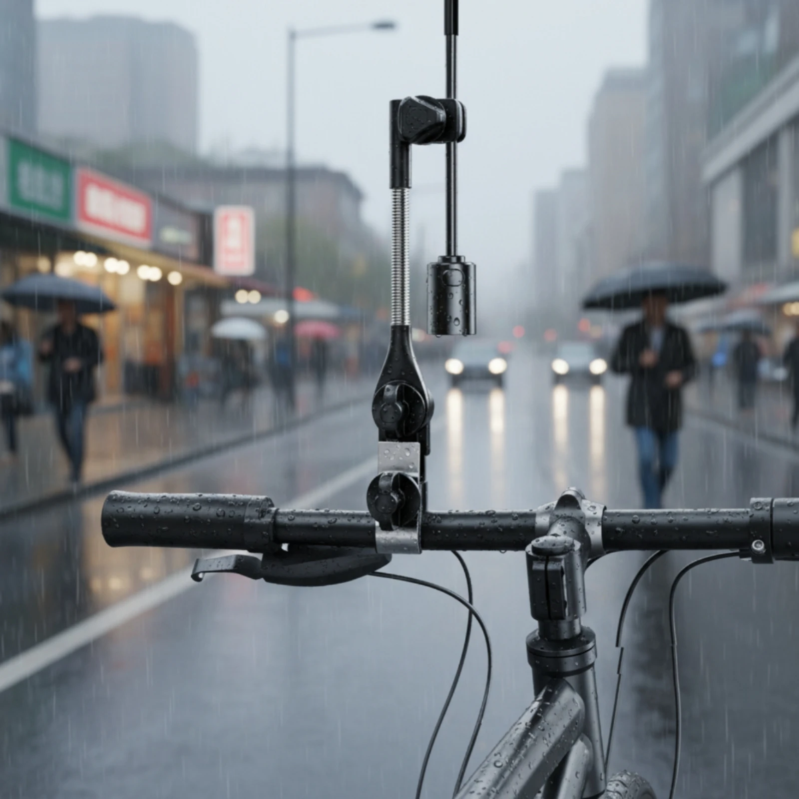 

Bike Umbrella Mount Secure Grip Electric Bike Umbrella Stand Sun Shade Holder Outdoor Use 360 Degree Adjustment for Travel