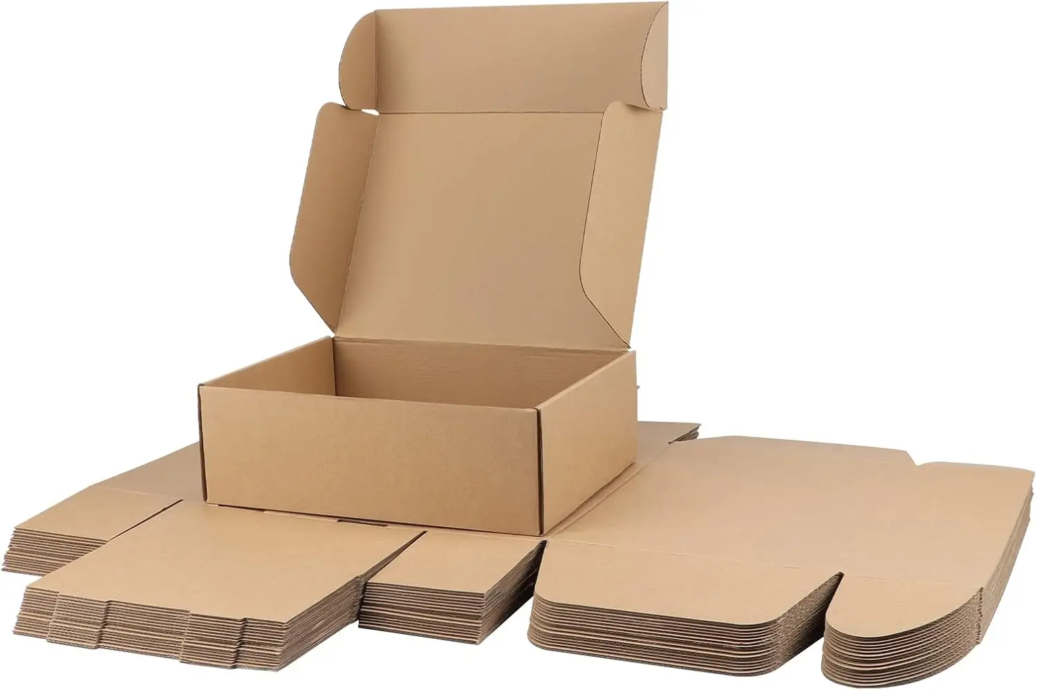 

12x9x4 Inch Brown Shipping Boxes Bulk 20 Pack, Tab Lock Tuck Top Mailer Boxes for Small Business Packaging and Gift Wrapping