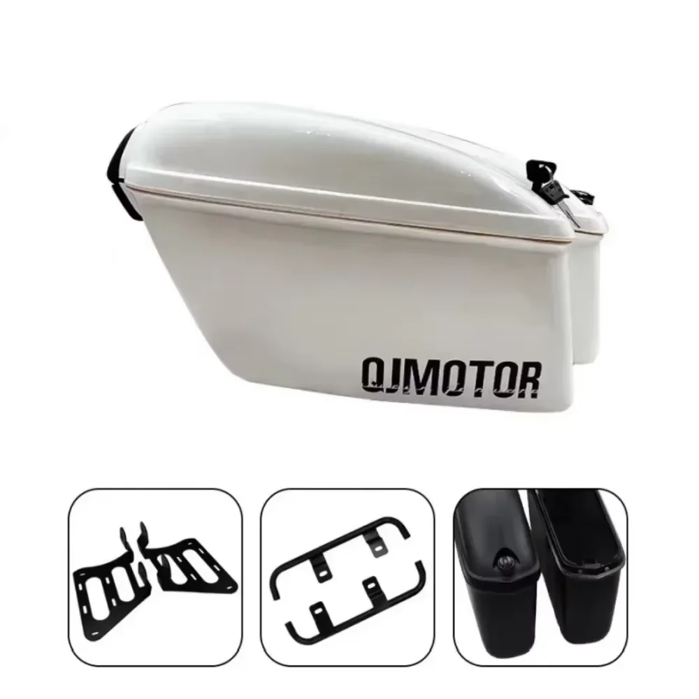 오토바이 적합 Srv300 / Srv250 액세서리 Qjmotor Srv 300 / Srv 250 300Svr 250Svr 용 기존 사이드 박스 안장 가방