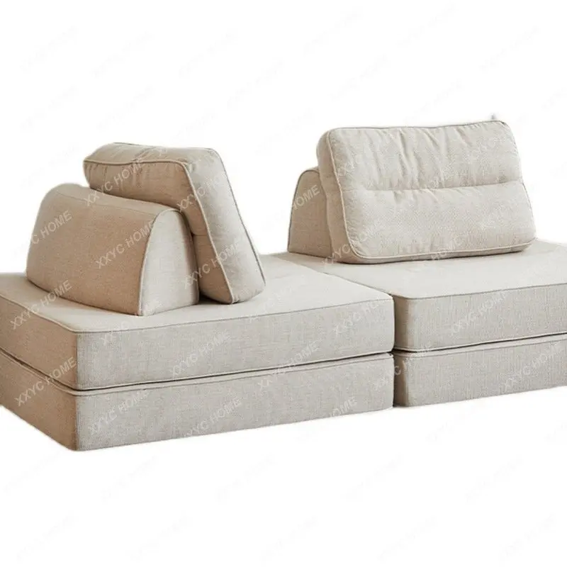 

Simple Tofu Block Sofa Modern Small Apartment Living Room Square Sofa Floor Sofa