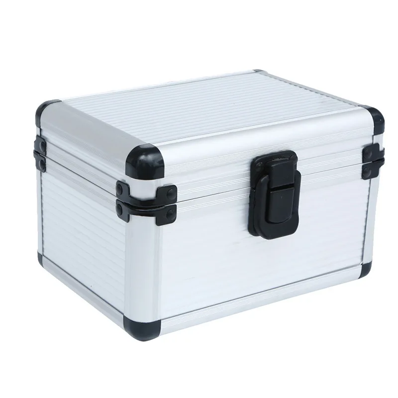 Koffer Multifunctionele Draagbare Hardware Mini Toolbox Kleine Aluminium Doos Schokdemper Gereedschapskist