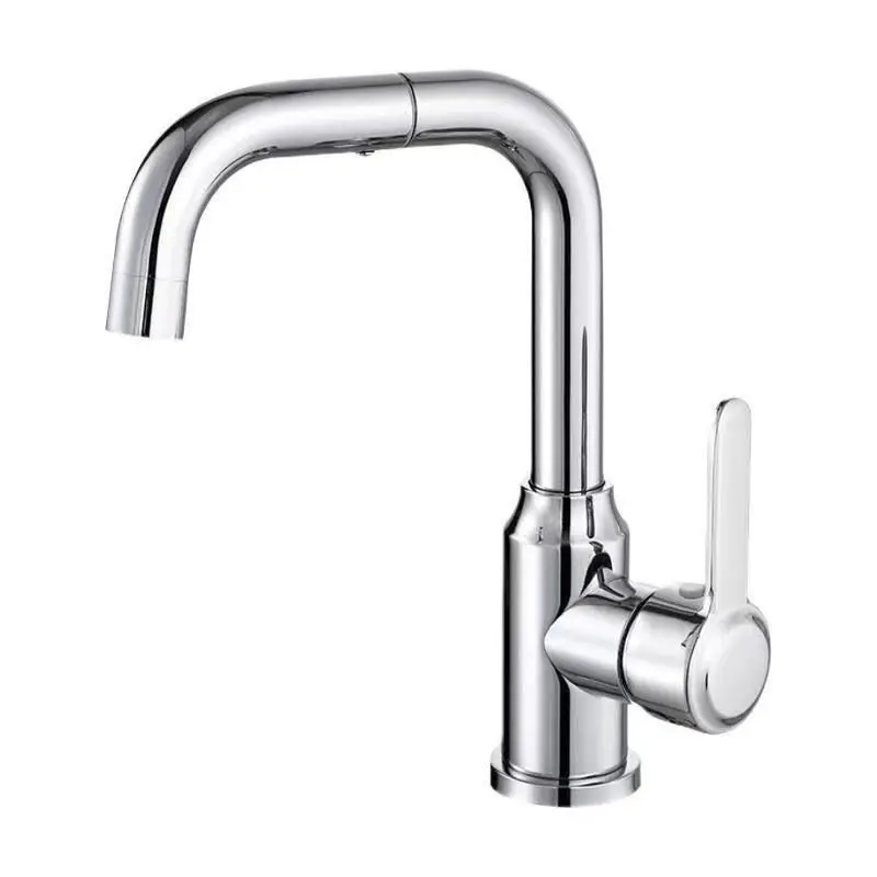 

Thick Stainless steel faucet hot and cold mixing 360° free rotation bathroom faucet suitable for countertop washbasin and kitche