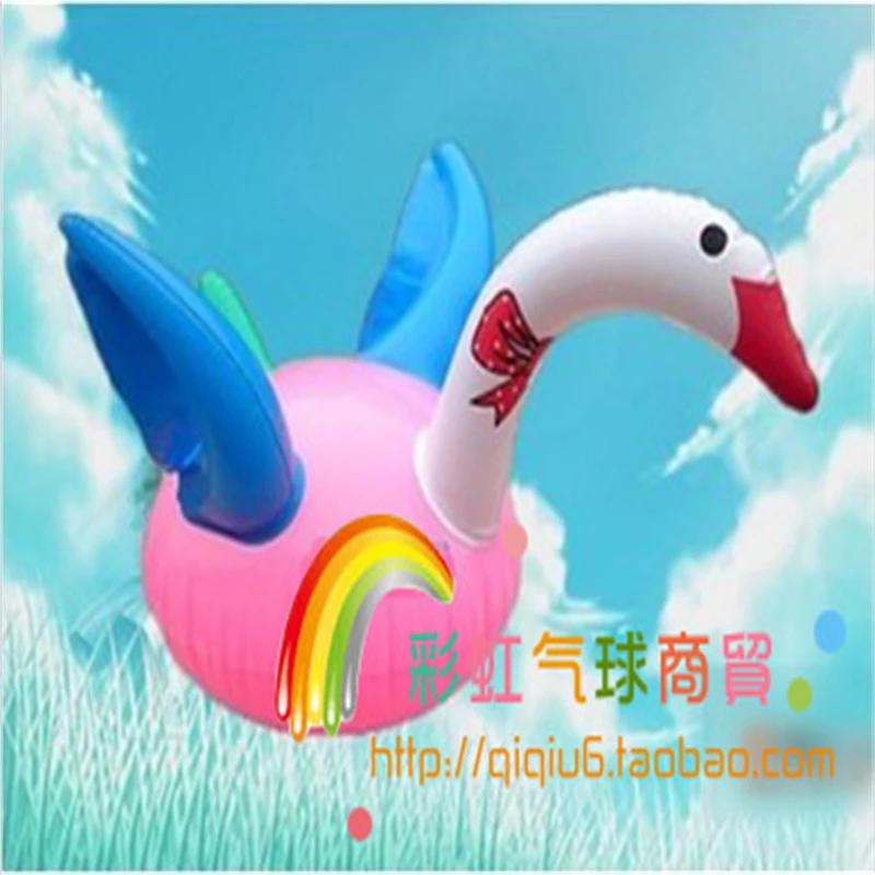 Children\'s Inflatable Toys Stall Toys PVC Leather Balloon Water Toys Dinosaur Tiger Pig Cat Rabbit 1PC