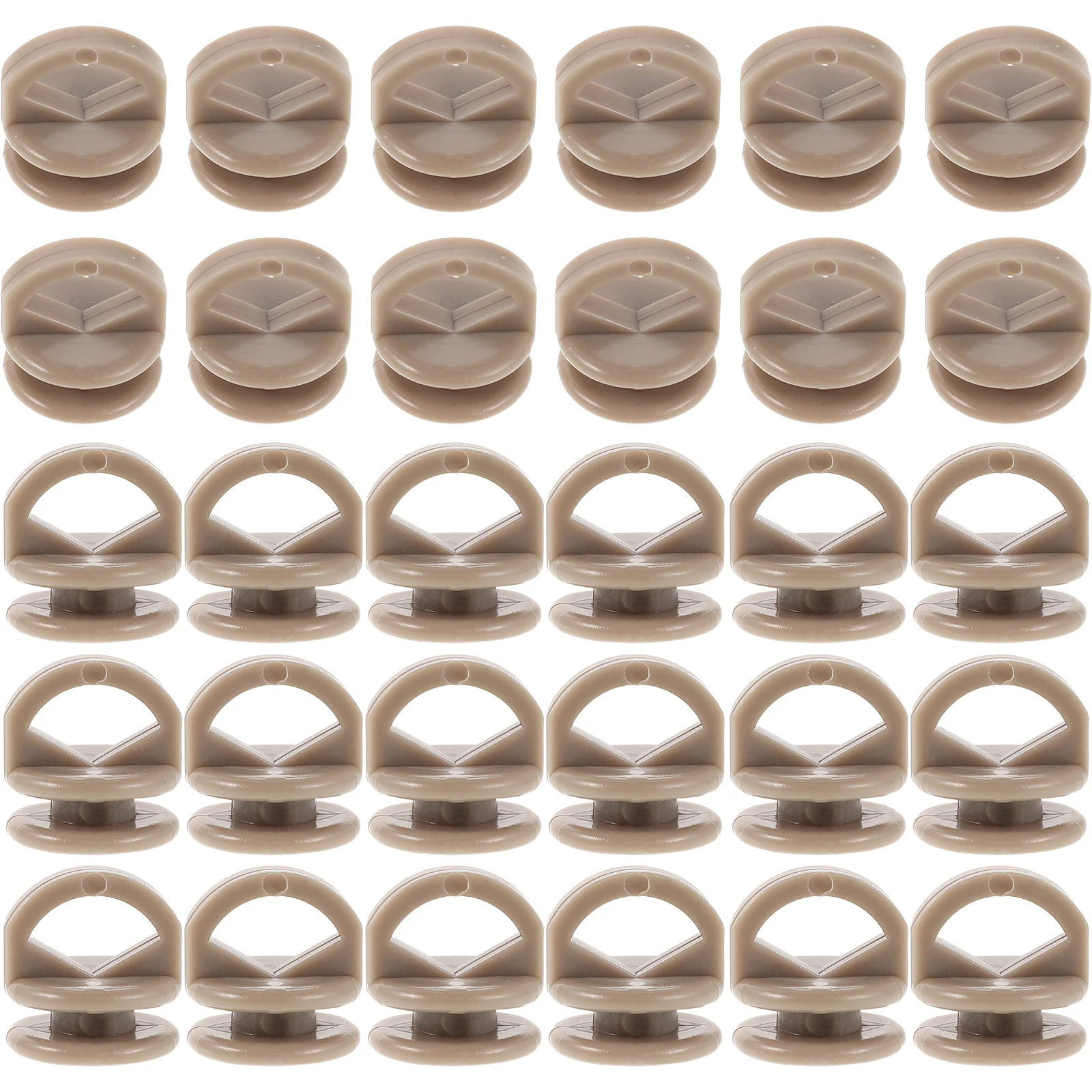 

500pcs Car Curtain Hooks Heavy Duty Plastic Universal Fit Rv Caravan Truck Motorhome Smooth Sliding Weather Resistant Track