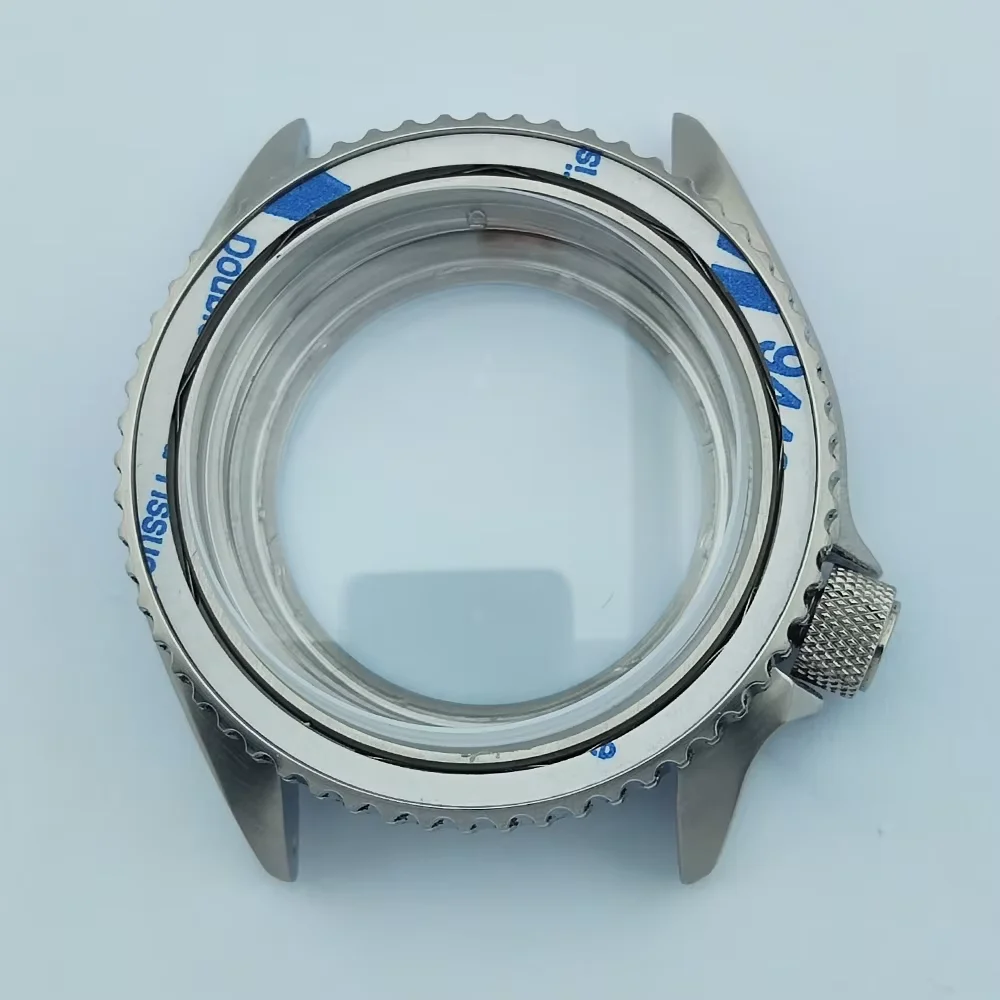 Watch Case 40mm NH35 Case Stainless Steel SKX007 Case Screw In Crown Watch Parts Sapphire Glass Case Fit NH35/NH36 Movement
