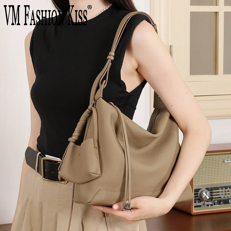 

Комплект сумок и кошельков, большая вместительная сумка через плечо, женская сумка из воловьей кожи, роскошный чемодан, высококачественная сумка